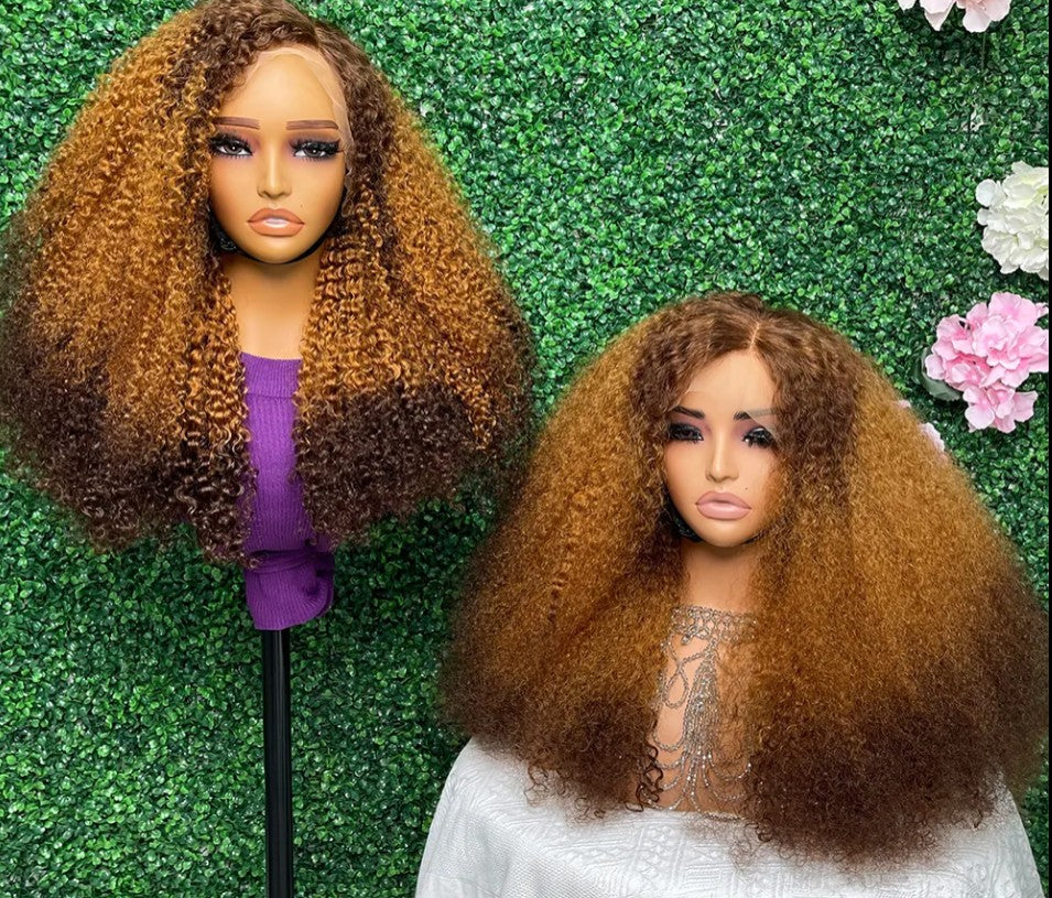 Zorah Pixie Curls Pre-bleached Knots HD Raw Hair Glueless Lace Wig 200% - 250% Density