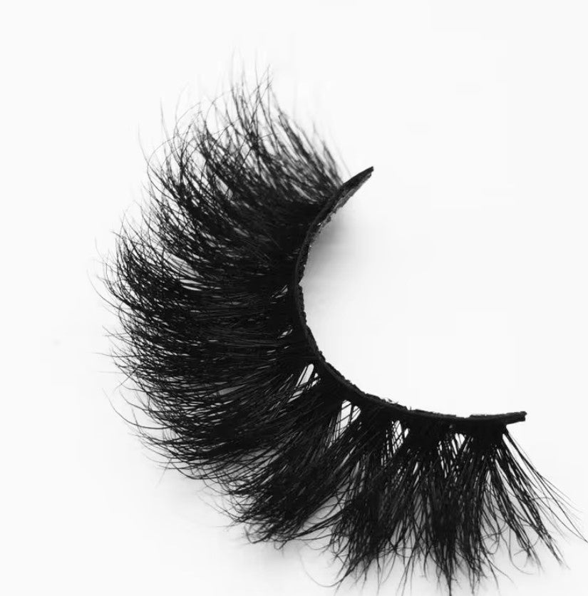 Lily Luxury Real Lashes Russian 25mm D Curl Strip Eyelashes