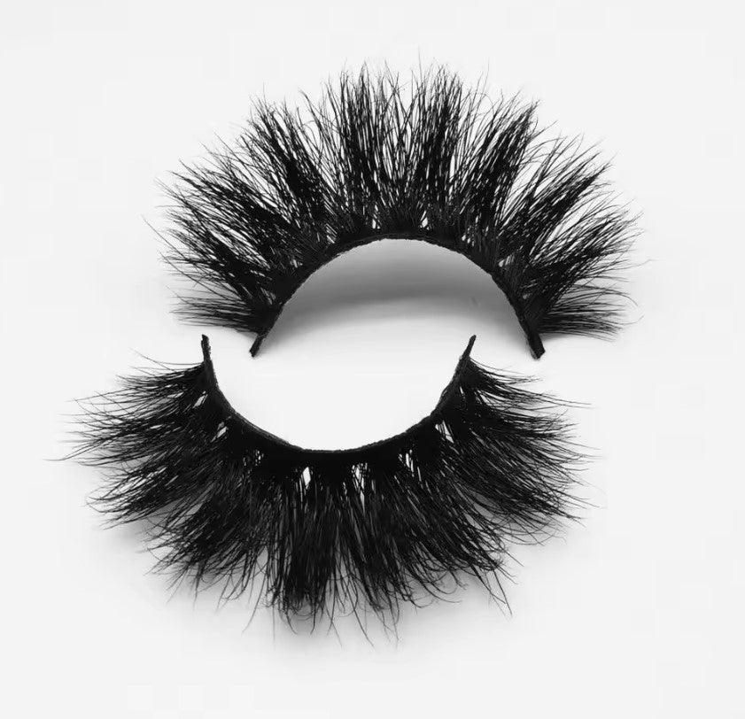 Flora Luxury 3D Real Lashes Russian D Curl 20mm Strip Eyelashes