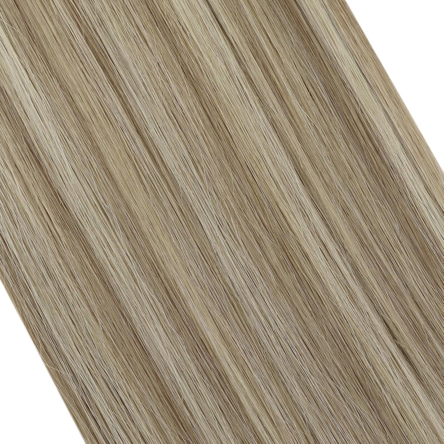 100g Nano Ring Hair Extensions Double Drawn Ash Brown #3/8/22