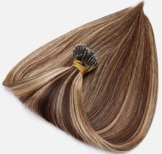 100g Nano Ring Hair Extensions Double Drawn #4/27