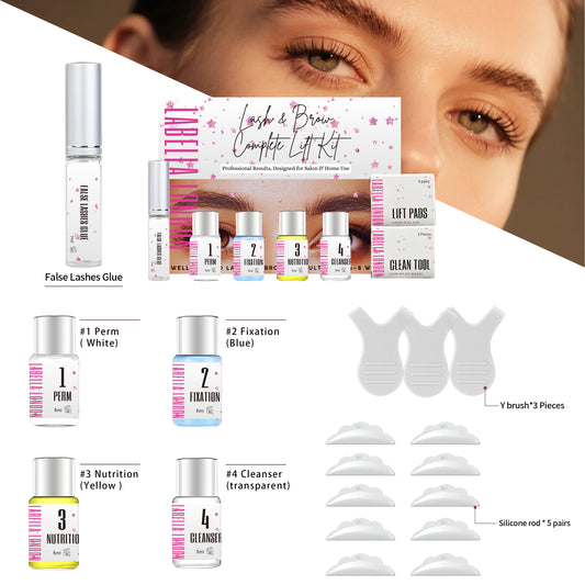 Pro Lash Lift Kit - Eyelash Lift Kit, Lash Perm Kit with Complete Tools, Korean Lash Lifting Kit,
