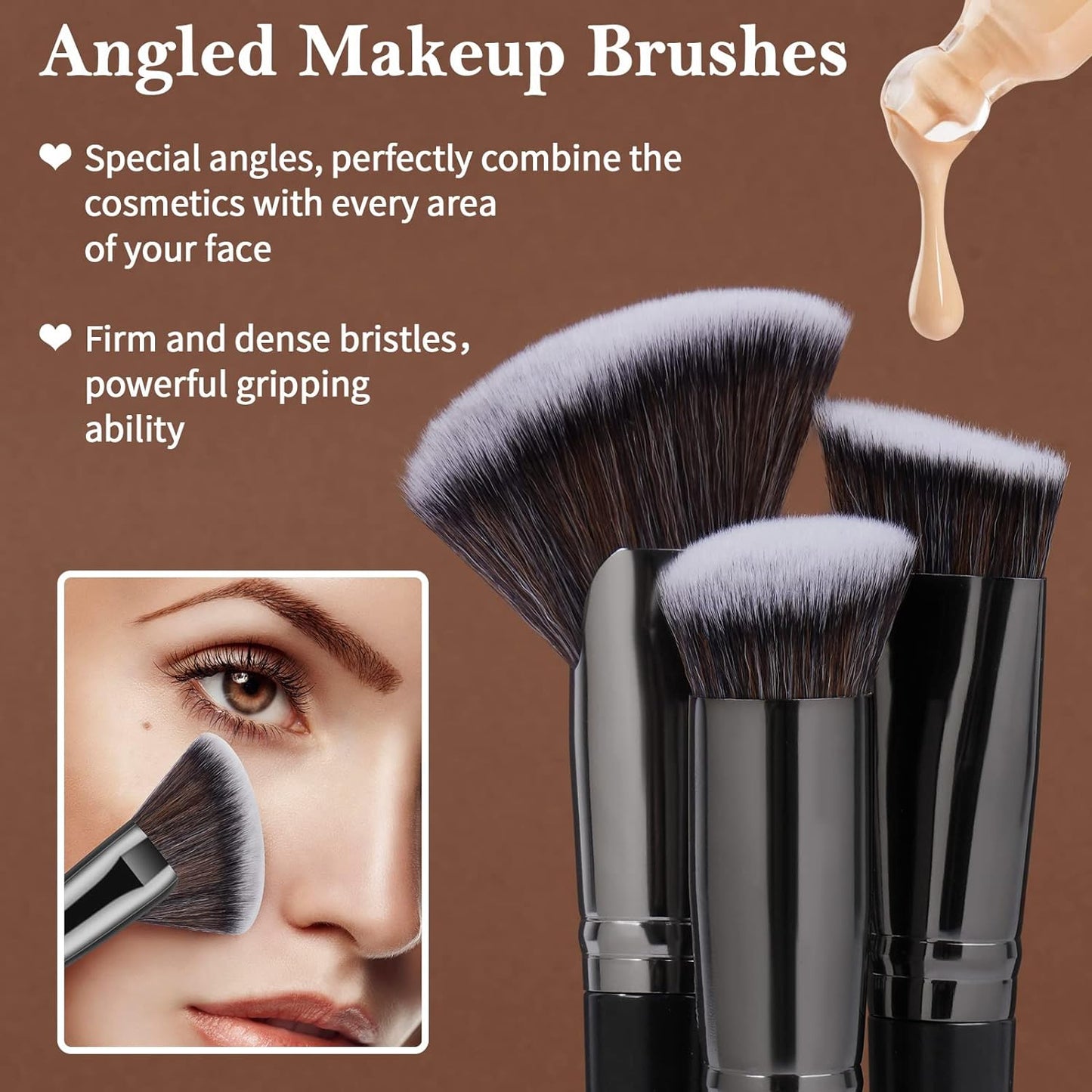 Make up Brush Set 25Pcs Professional Makeup Brushes