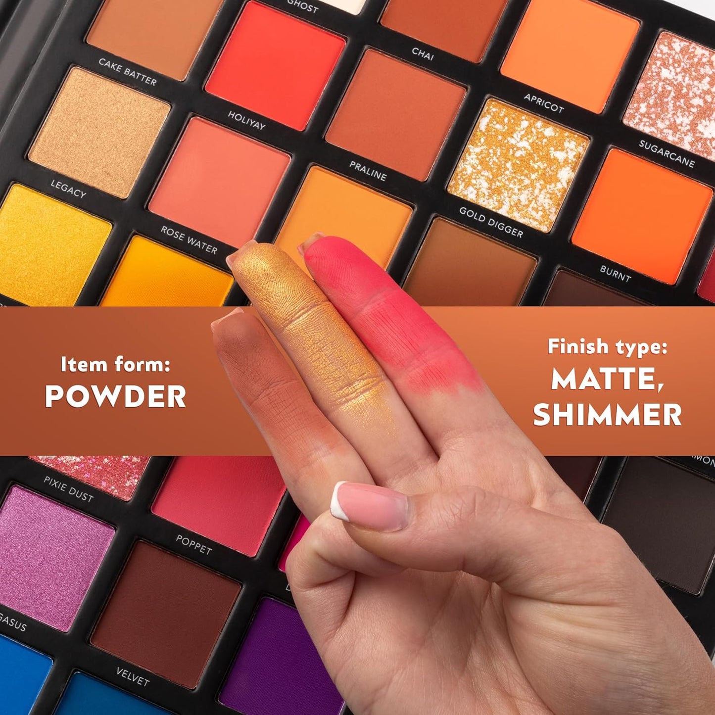 48 Colours Eyeshadows in Matte and Shimmer Make Up Palette