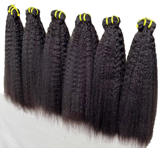 Supreme Plus Raw Virgin Hair Extensions Kinky Straight Bundles - Brazilian Hair Peruvian Hair