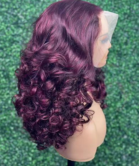 Carina Pre-bleached Knots HD Virgin Hair Glueless Lace Wig 250% - 300% Density