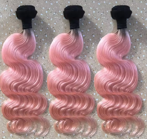 T1B/613 Blonde Virgin Hair Extensions Kinky Curly Bundles ( Brazilian Hair & Peruvian Hair)