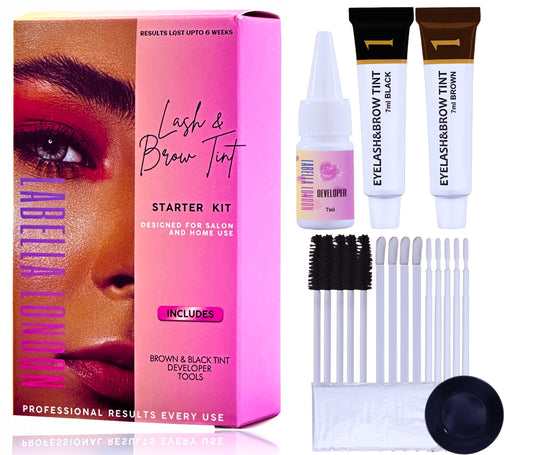 Pro Lash Lift Kit and Black and brown Lash and Brow Tint Kit