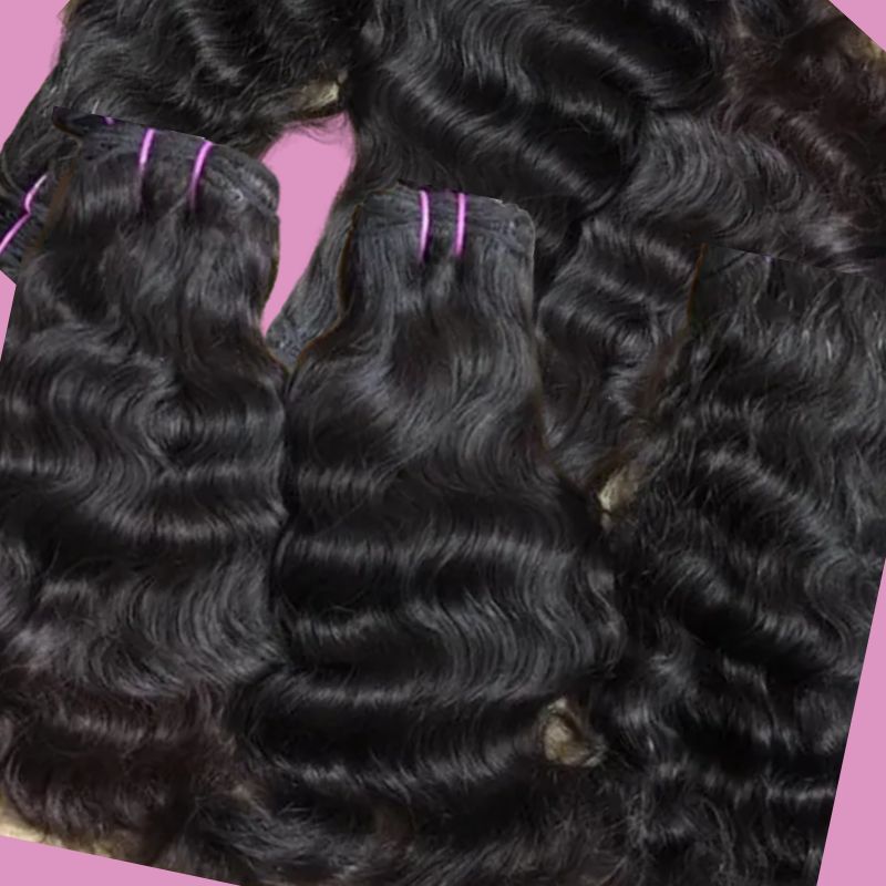 Malaysian Italian Wave Virgin Hair Extensions 100g - Super Full Double Drawn