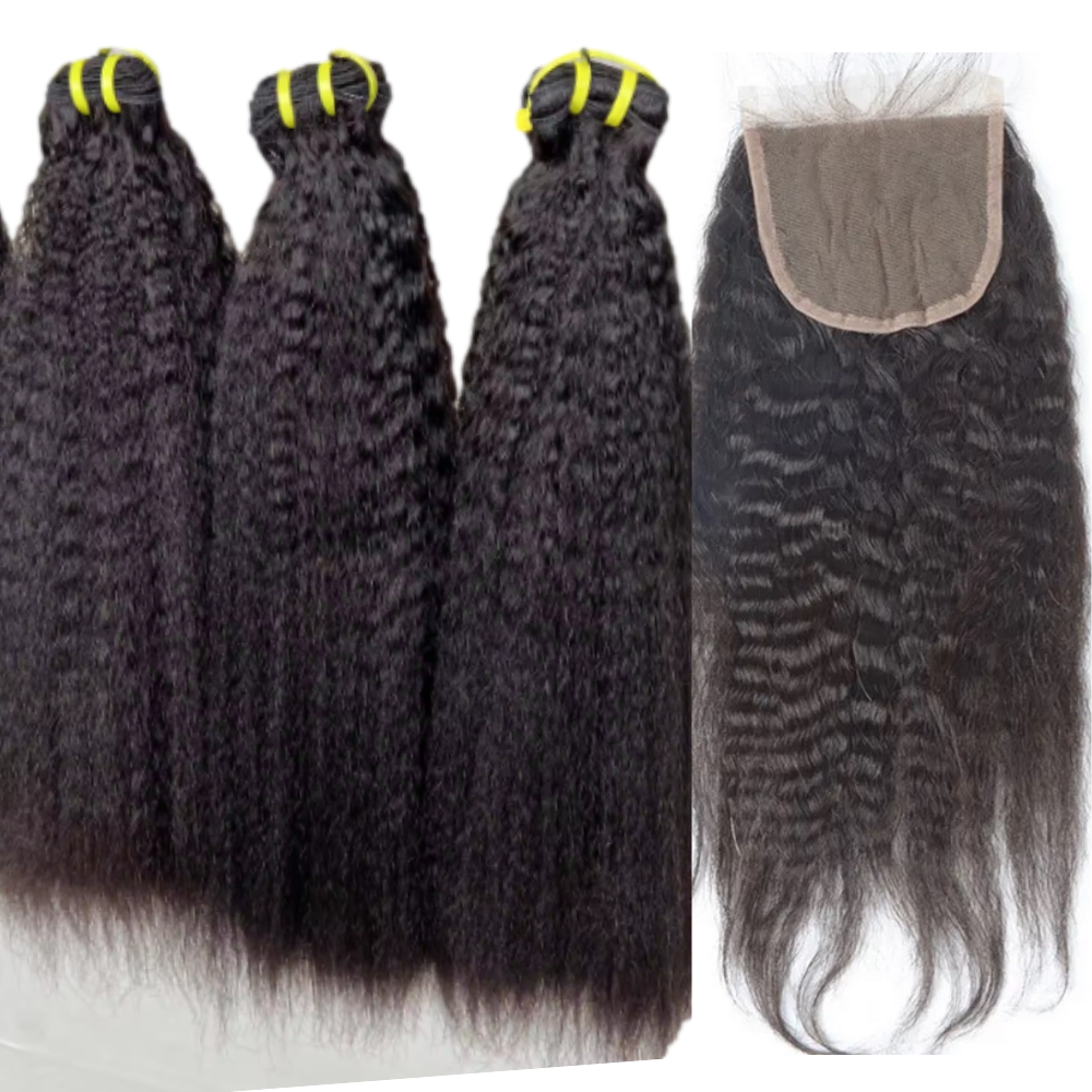 Supreme Plus Raw Virgin Hair Extensions 3 Bundles & Hd Closure - Peruvian Hair