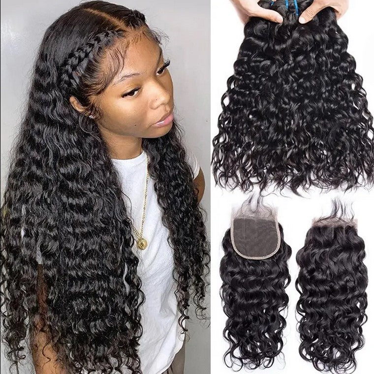 Supreme Plus Raw Virgin Hair Extensions 3 Bundles & Hd Closure - Peruvian Hair
