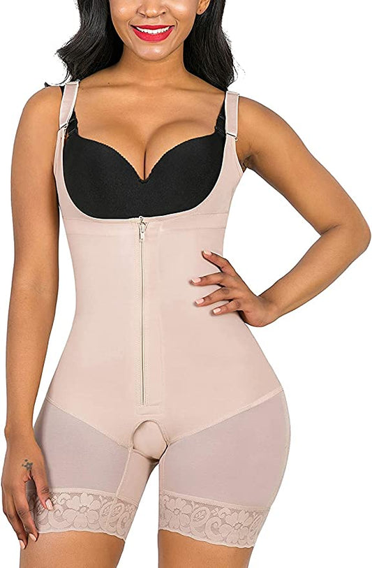Fajas ColombianasShapewear Tummy Control Body Shaper Butt Lifter Thigh Slimmer Shorts