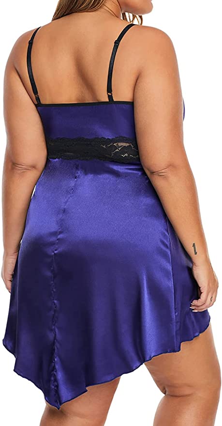 Luxy Plus Size Babydoll Lace Chemise