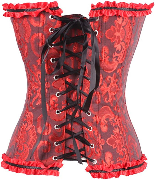 Revolutionary bustier corset Lingerie - Red