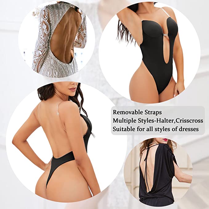 Body Shaper Plunge Backless Hourglass Body Shaper Body Shaper Shapewear Bodysuit