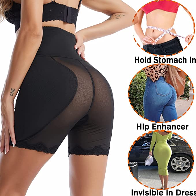 Body Shaper Shorts butt lifter Bum & Hips enhancer tummy control high waist shapewear