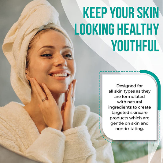 Vitamin C Serum For Face with A & E, Hyaluronic Acid & Retinol Skincare Kit - 3x30ml Face Serum - Skin Care Anti Aging & Anti Wrinkle Lotion - Restore & Boost Collagen