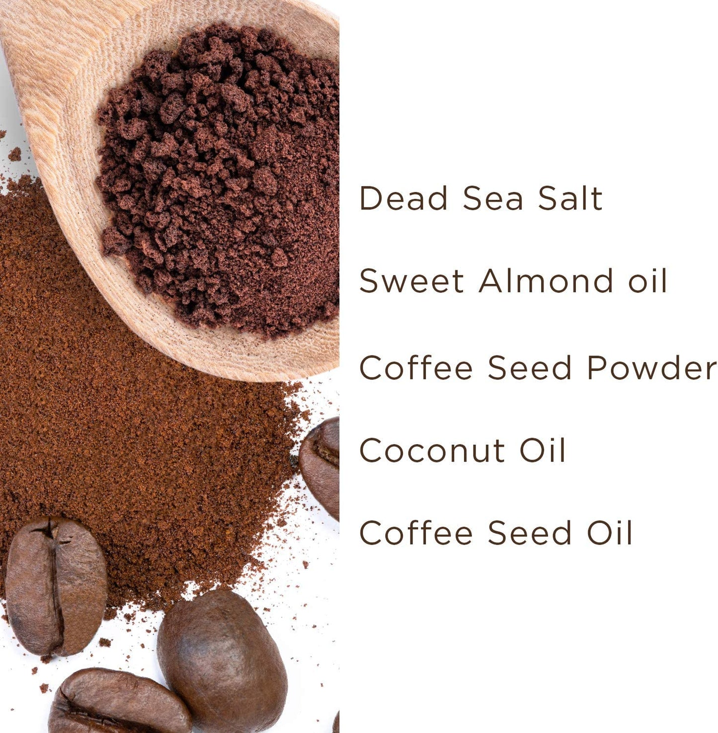 Dead Sea Salt & Coffee Body Scrub 500g