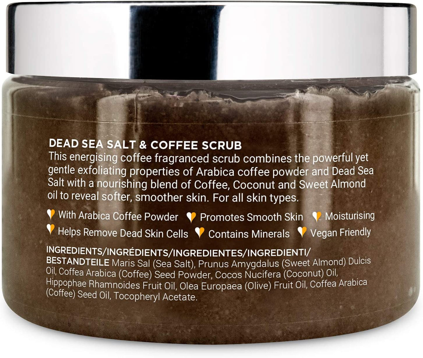 Dead Sea Salt & Coffee Body Scrub 500g
