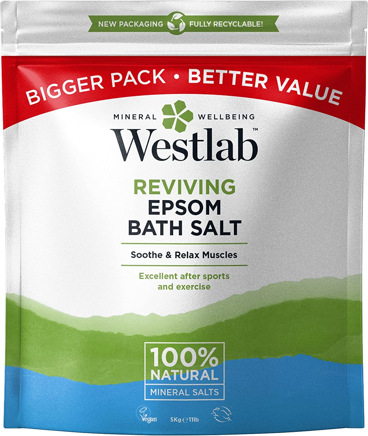 Epsom Salts 10Kg | Pure and Unscented