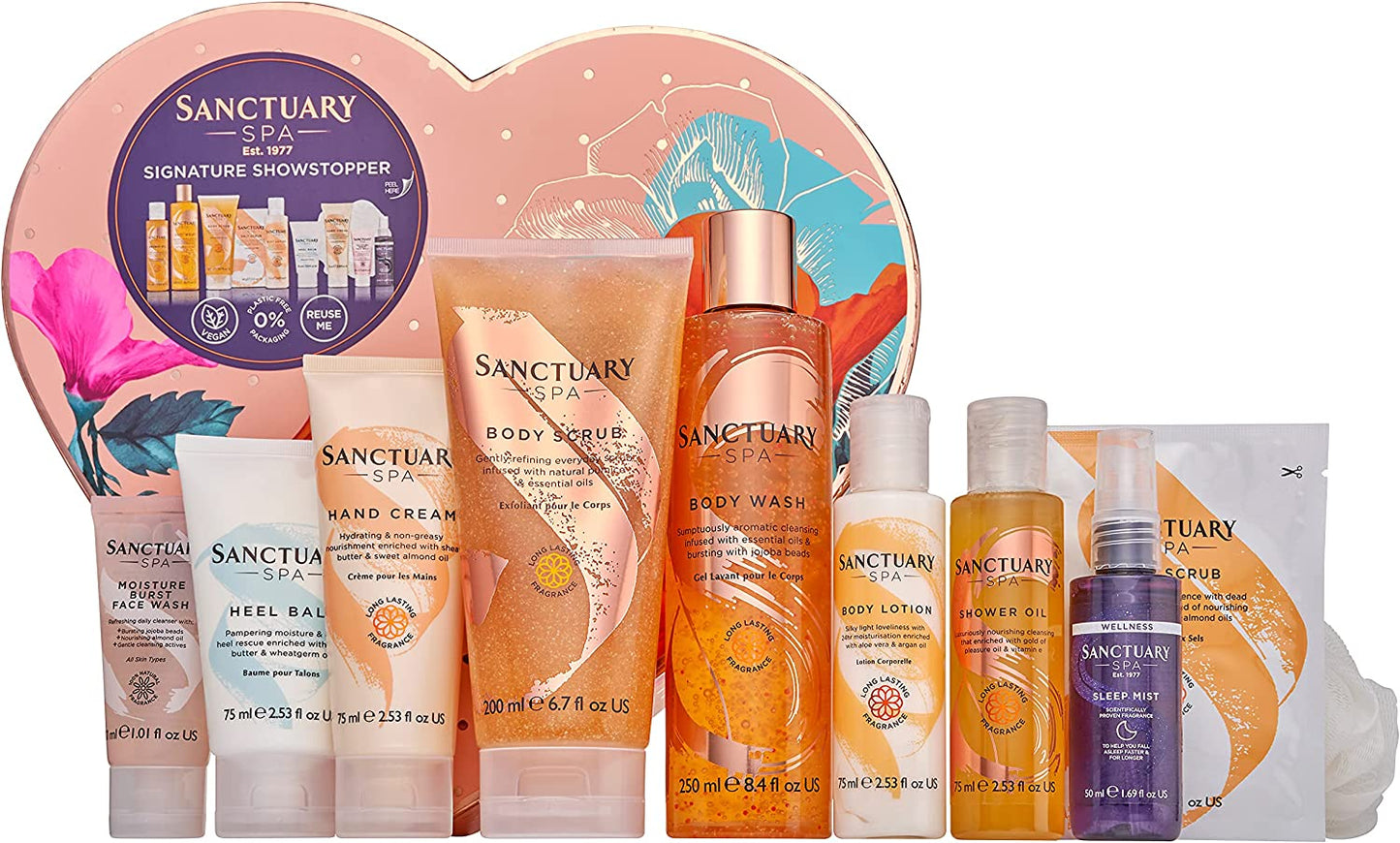 Sanctuary Spa Signature Showstopper Gift Set for Women, For Birthday, Christmas, Vegan and Cruelty Free