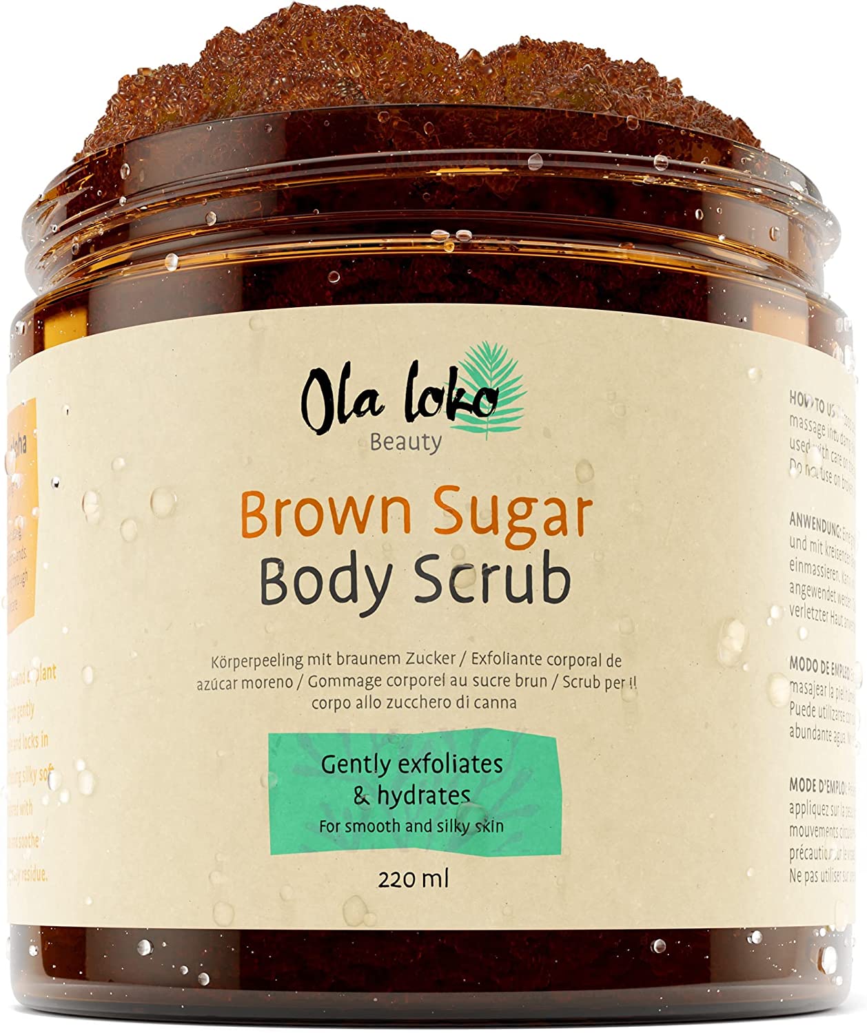 Exfoliating Brown Sugar Body Scrub for All Skin Types