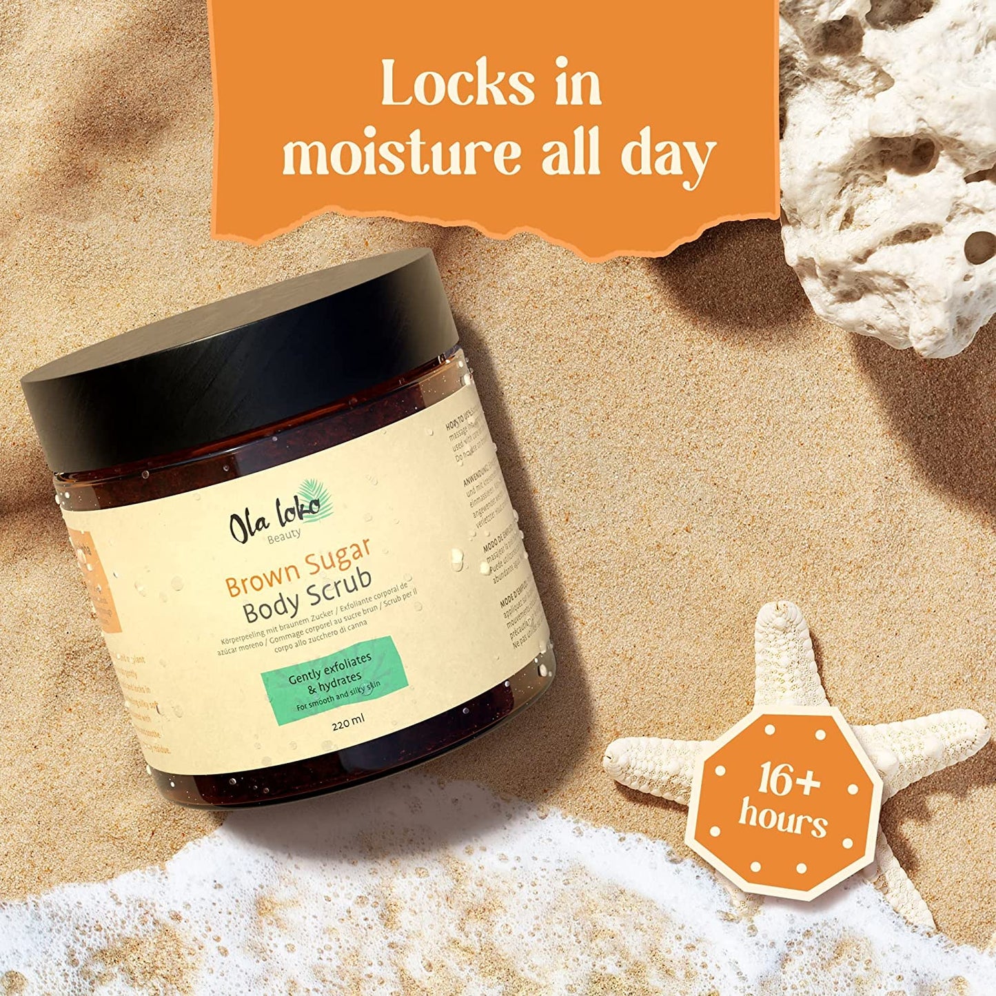 Exfoliating Brown Sugar Body Scrub for All Skin Types