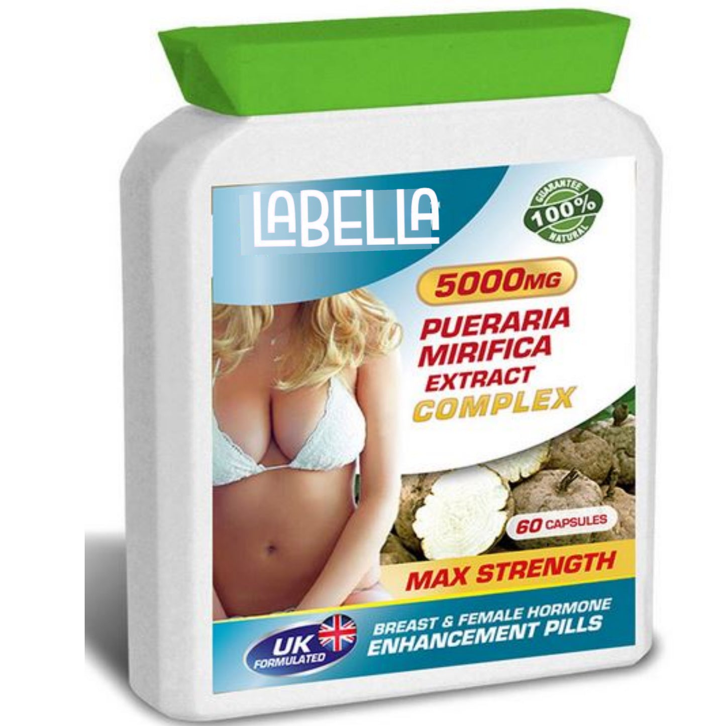 Natural Breast Enhancement Pills Pueraria Mirifica Extract Complex 5000mg Max Strength