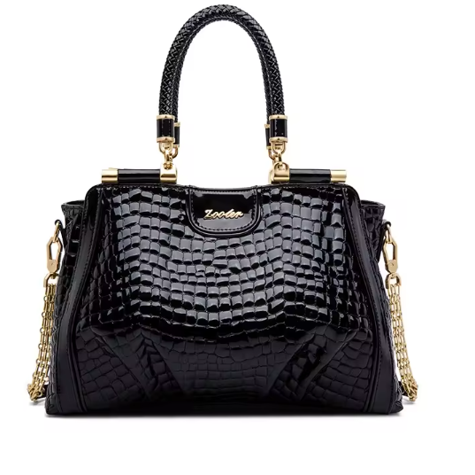 Elegant Croco Genuine Leather Bag