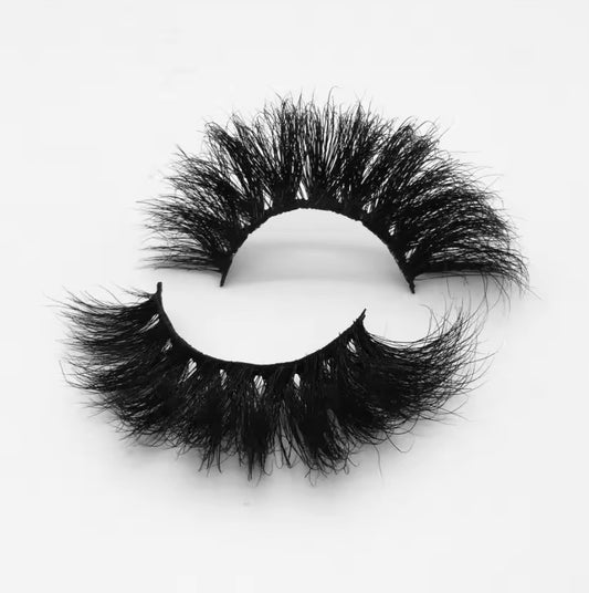 Lily Luxury Real Lashes Russian  D Curl 25mm Strip Eyelashes