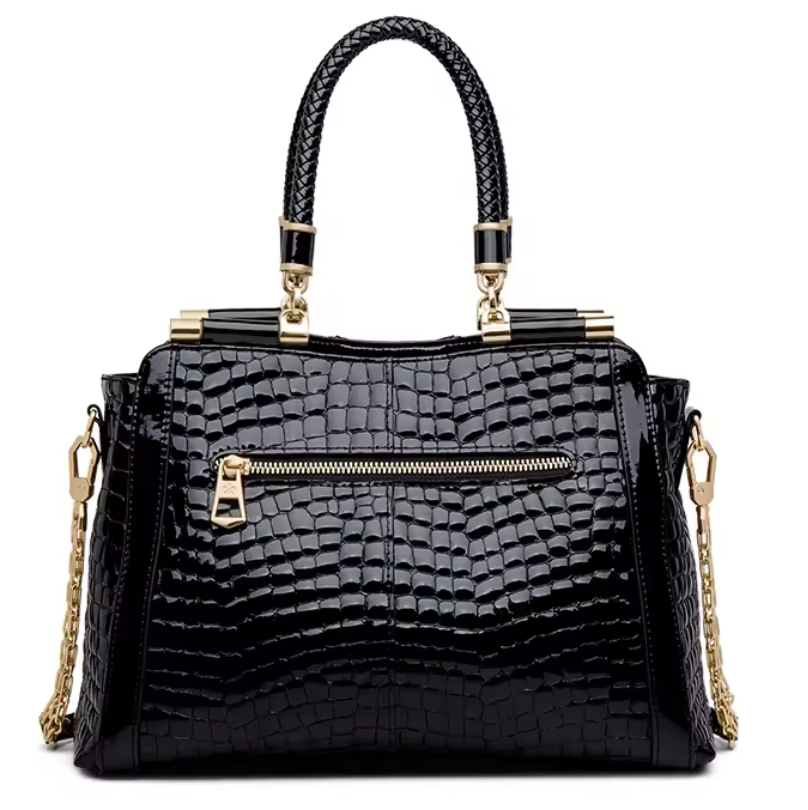 Elegant Croco Genuine Leather Bag