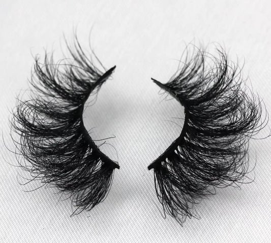 Casia Luxury 3D Real Lashes Russian  D Curl 25mm Strip Eyelashes