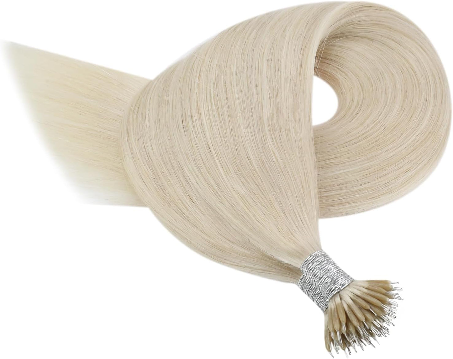 100g Nano Ring Hair Extensions Double Drawn #60A