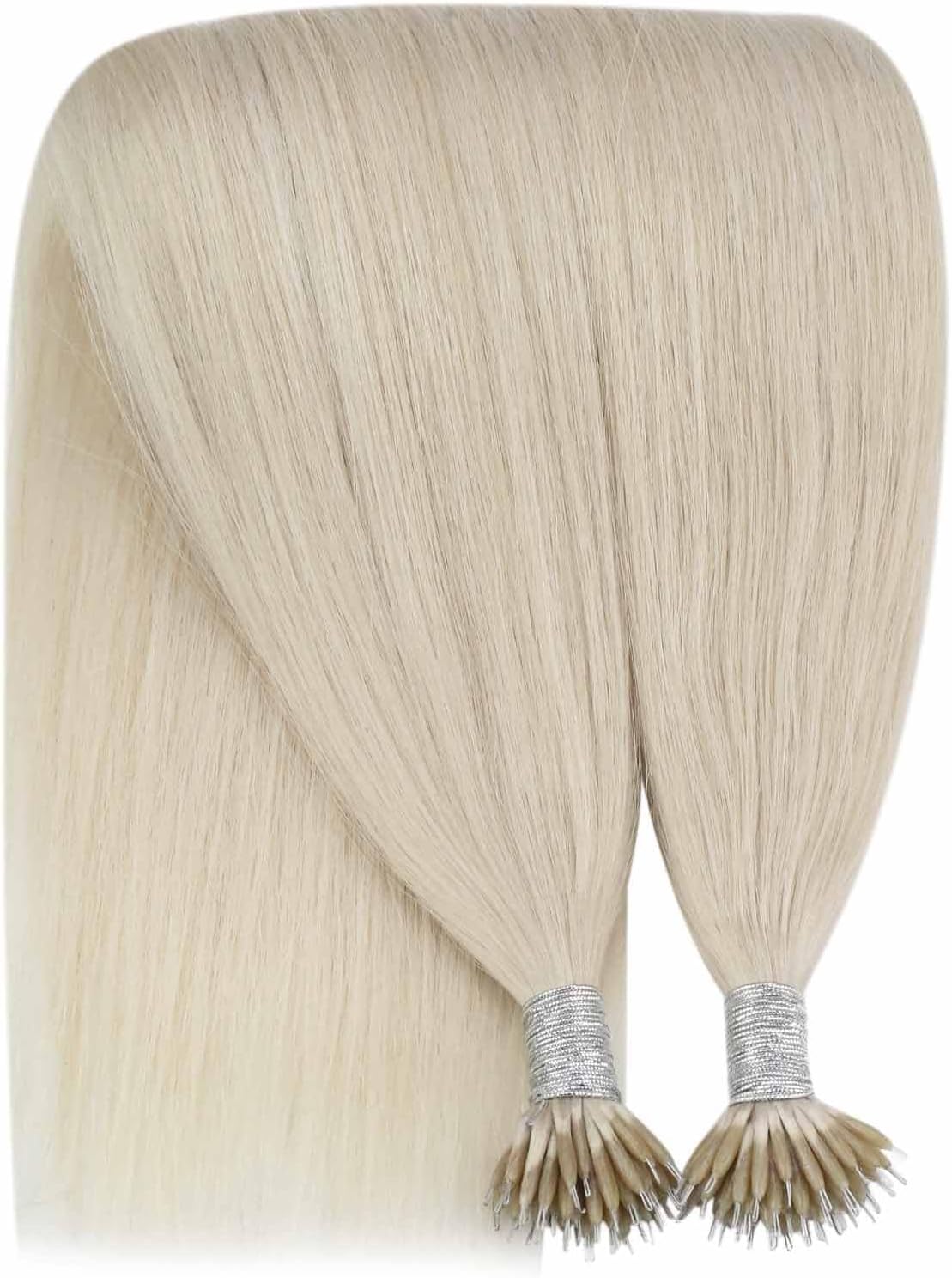 100g Nano Ring Hair Extensions Double Drawn #60A