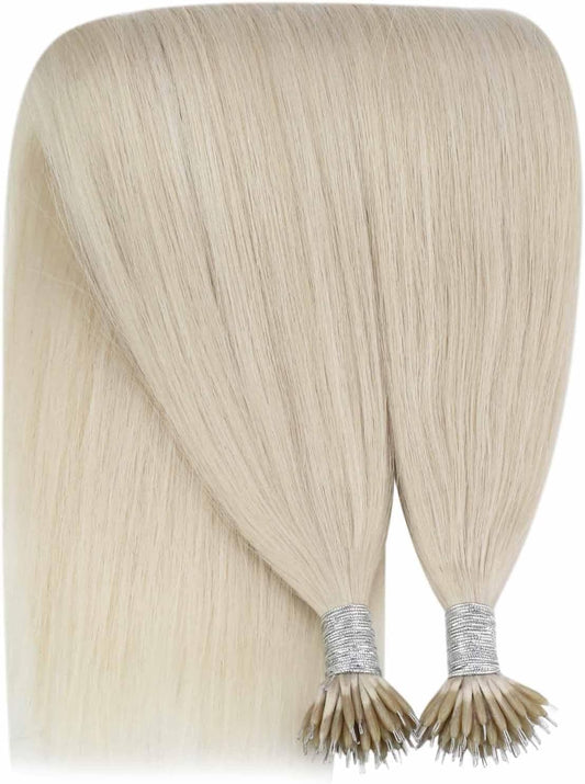 100g Nano Ring Hair Extensions Double Drawn #60A