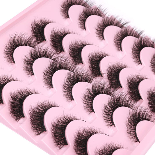 Premium Quality Lashes 14 Pairs 6D Volume Strip False Eyelashes