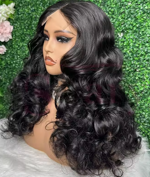 Indra Pre-bleached Knots HD Virgin Hair Glueless Lace Wig 250% - 300% Density