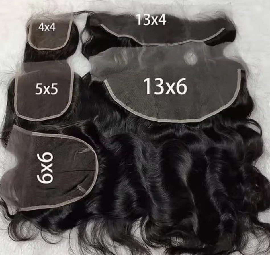 HD Lace Closures Virgin hair Extensions