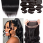 HD Lace Frontal  Virgin hair Extensions