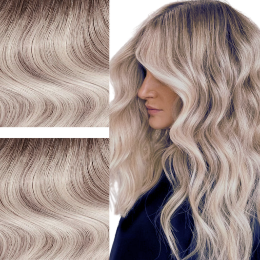 100g Nano Ring Hair Extensions Double Drawn Scandinavian Blonde