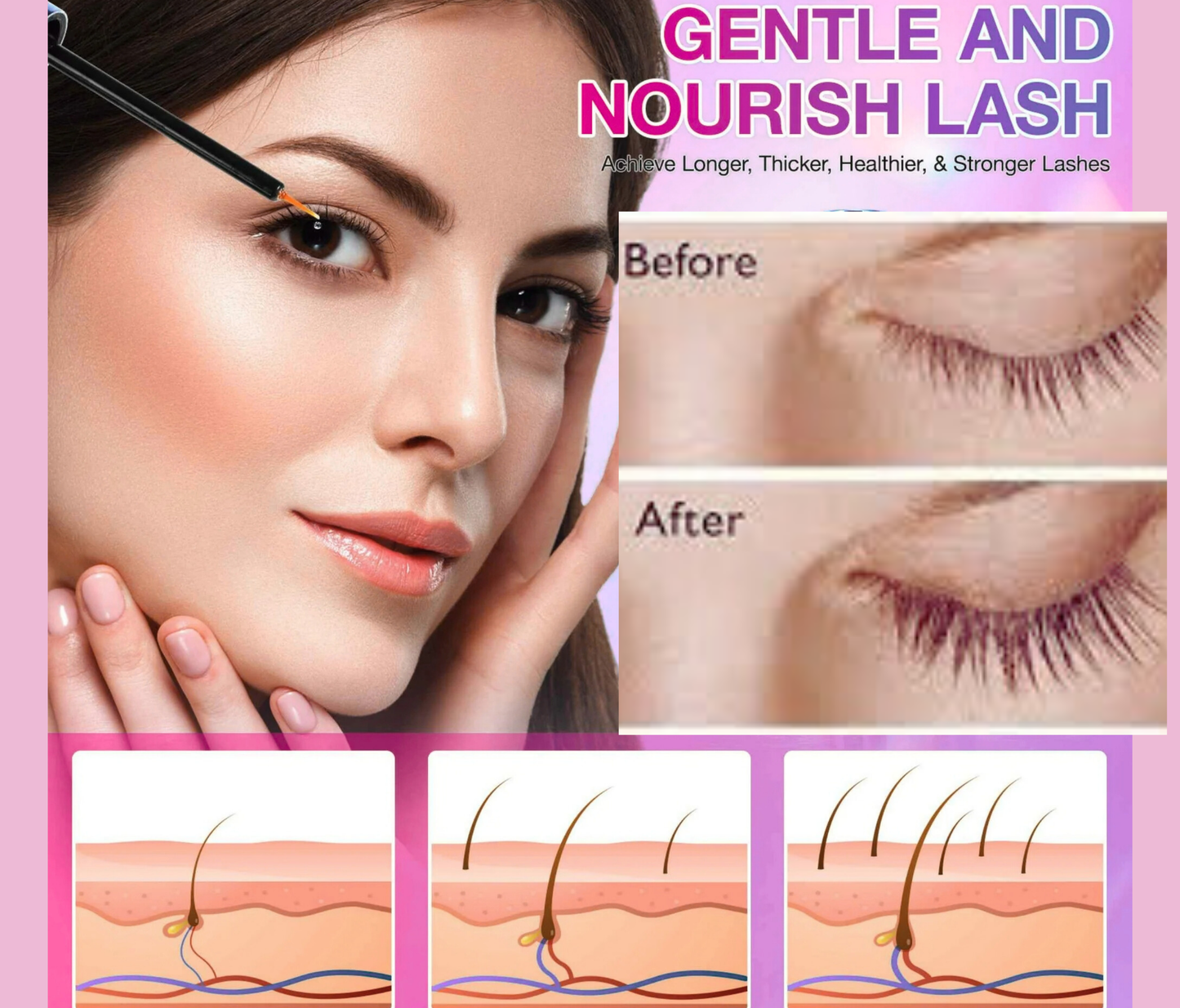 8ML XL Effective LashPower Eyelash Growth Serum