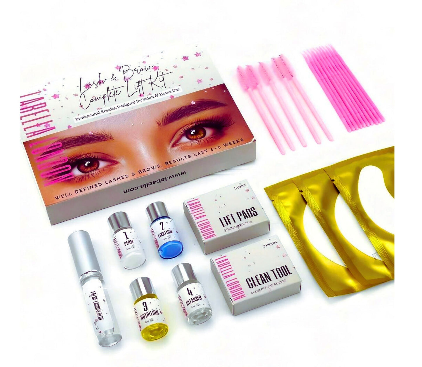 Pro Lash Lift Kit - Eyelash Lift Kit, Lash Perm Kit with Complete Tools, Korean Lash Lifting Kit,