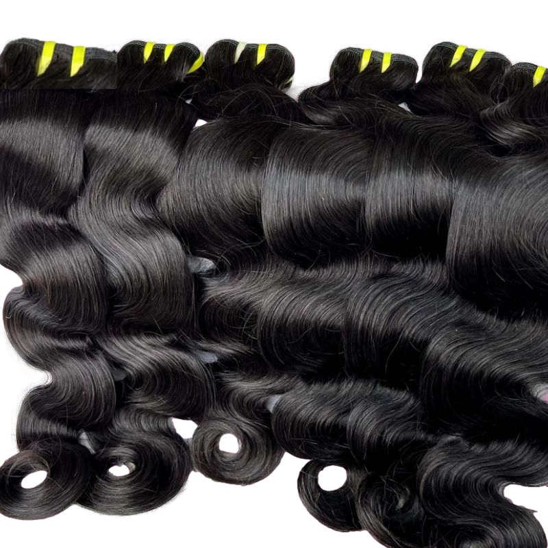 Supreme Plus Raw Virgin Hair Extensions Body Wave Bundles -  Brazilian Hair Peruvian Hair