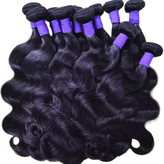 Premium Virgin Hair Extensions Body Wave Bundles ( Brazilian Hair & Peruvian Hair)