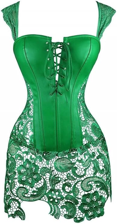 Ravish bustier corset Dress Lingerie - Green