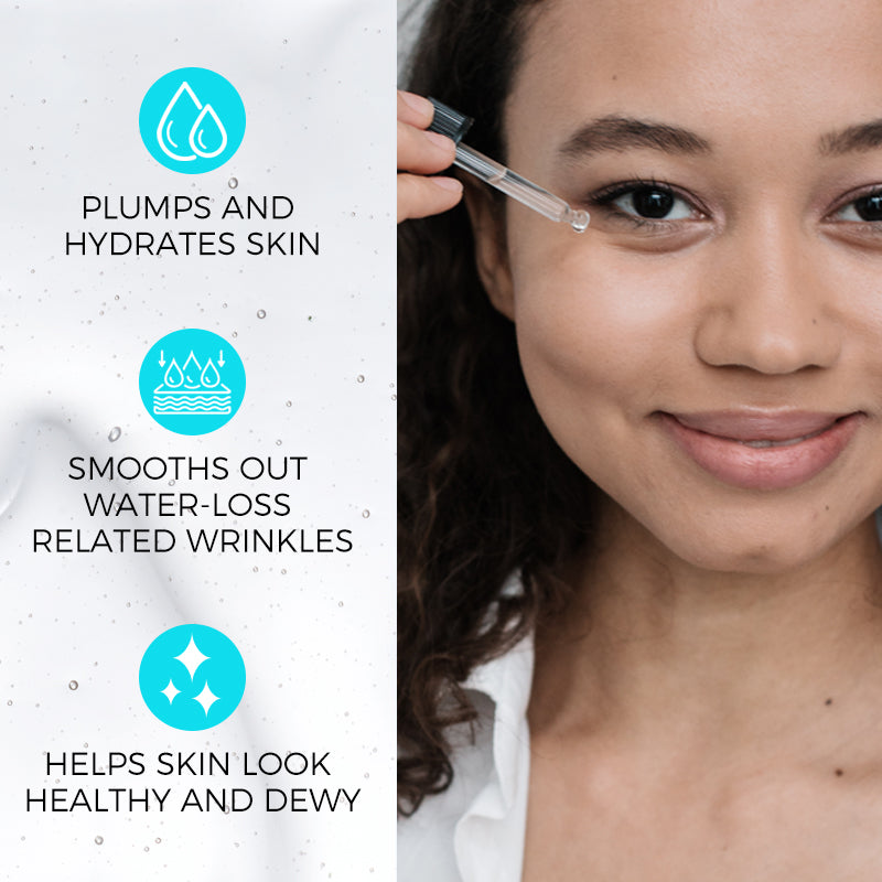 2.5% Hyaluronic Acid Face Serum - Moisturizing, Firming, Pluming Anti Aging Antiwrinkle