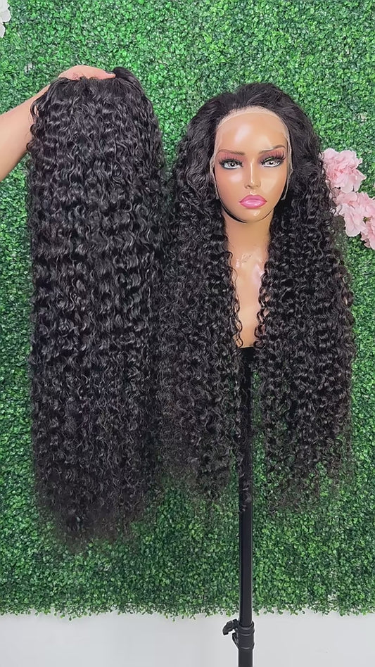 Katari Pre-bleached Knots HD Virgin Hair Glueless Lace Wig 250% - 300% Density