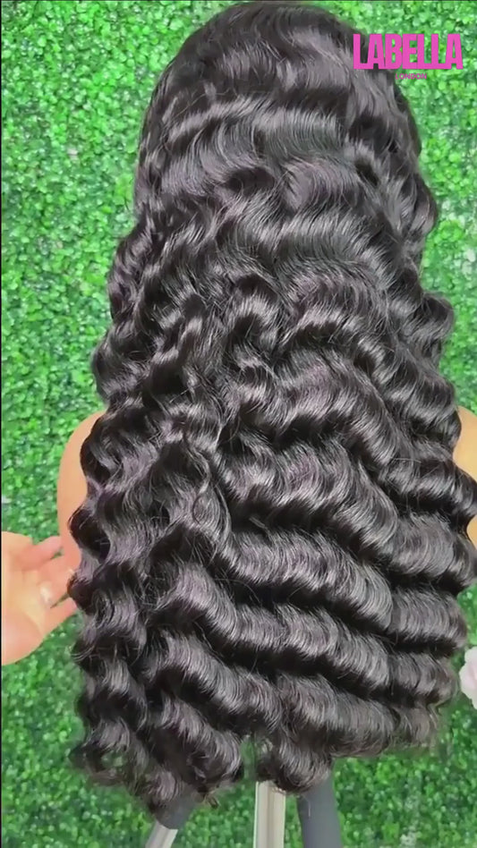 Emori Pre-bleached Knots HD Virgin Hair Glueless Lace Wig 250% - 300% Density