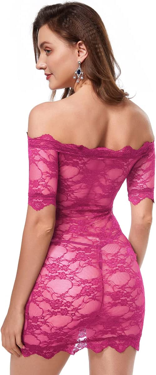 Boudoir Belle Babydoll  Ligerie Set Lace Chemise