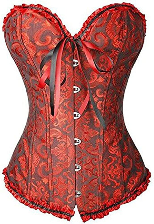 Revolutionary bustier corset Lingerie - Red